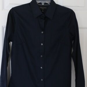 Banana Republic Men's Dark Blue Button Down Shirt